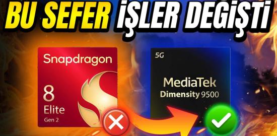 Snapdragon'un bu sefer işi zor! (Dimensity 9500 vs Snapdragon 8 Elite Gen 5)