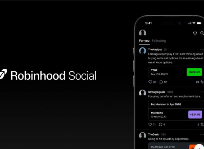 Robinhood sosyal yatırım platformunu test etmeye başladı