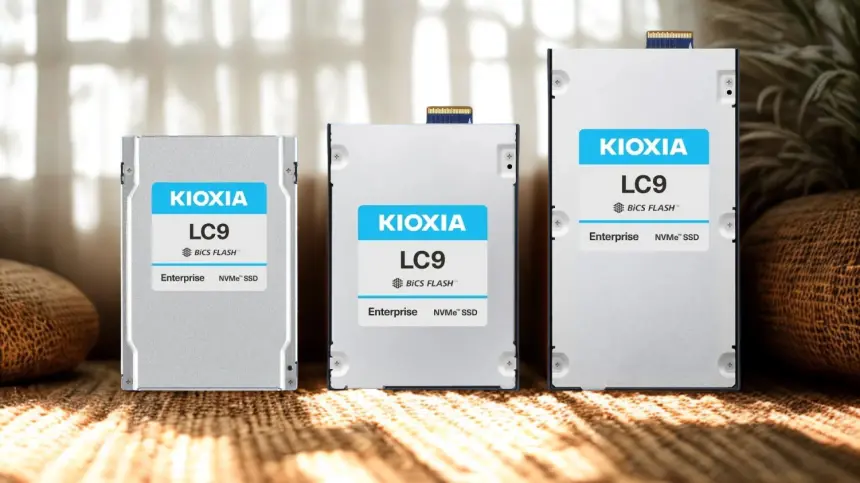 KIOXIA’dan üretken yapay zeka için devrim niteliğinde 250 TB NVMe SSD
