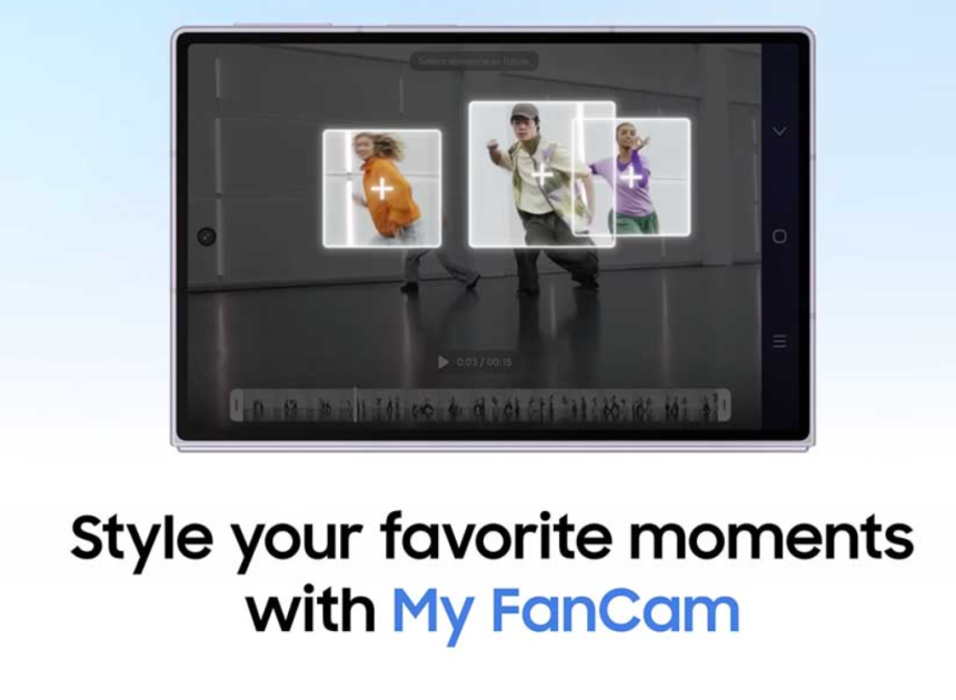 Samsung My FanCam özelliği yapay zekayla videolarda kişiyi otomatik takip ediyor