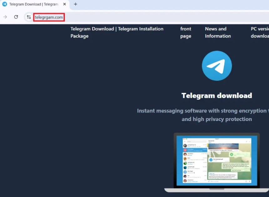 Sahte Telegram sitesi yeni nesil zararlı yazılım yayıyor