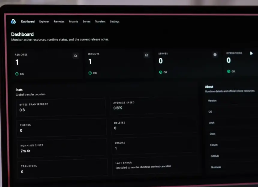 Rclone, bulut depolamayı olması gerektiği hale getiriyor
