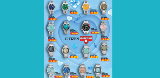 A101 marketler şıklığınızı yansıtacak CITIZEN erkek kol saatleri satacak