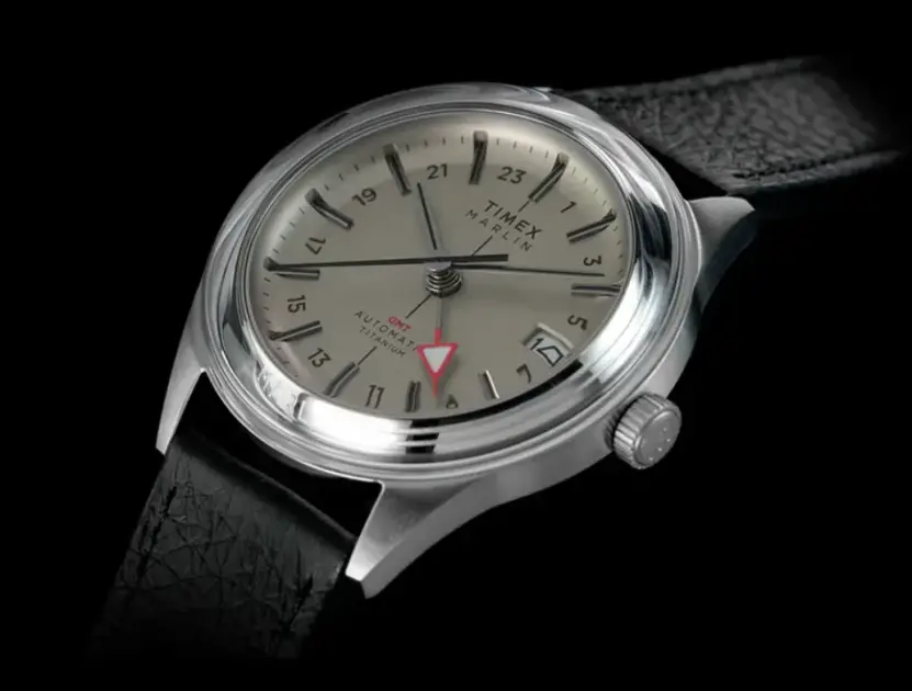 Timex, titanyum kasalı Marlin Jet Titanium Automatic GMT modelini tanıttı