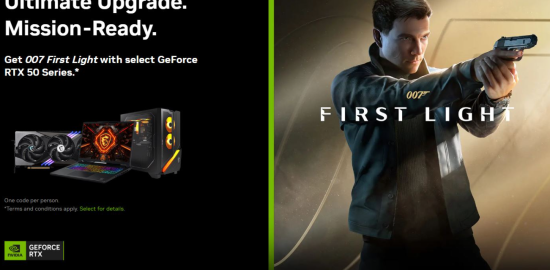NVIDIA, RTX 5060 Ti ile birlikte ücretsiz 007 First Light vermeye başladı