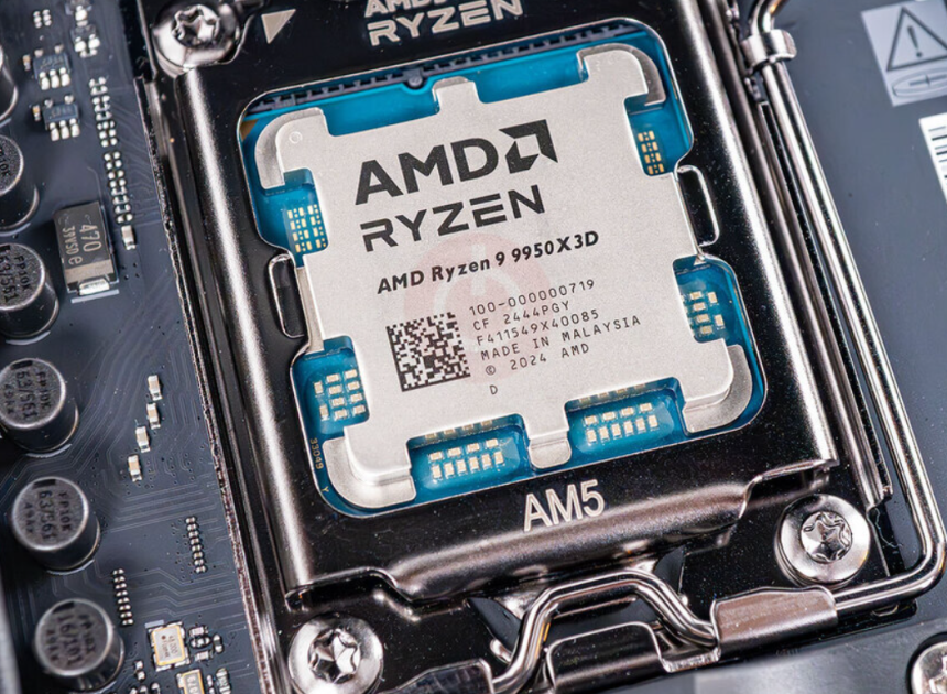 Amazon’dan alınan Ryzen 9 9950X3D işlemci şok etti içi tamamen boş çıktı