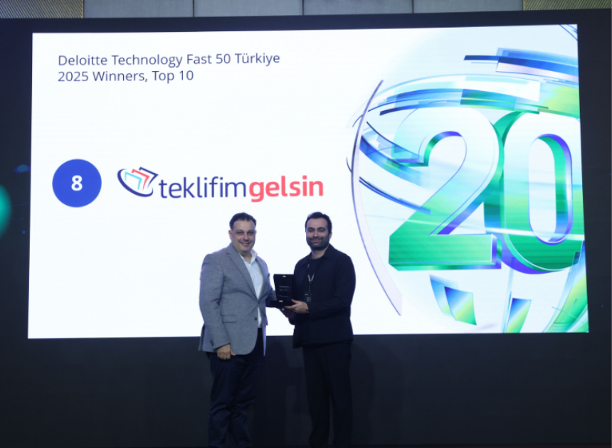 TeklifimGelsin 2025 Fast 50 listesinde ilk 10’da