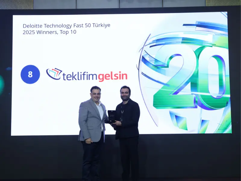 TeklifimGelsin 2025 Fast 50 listesinde ilk 10’da