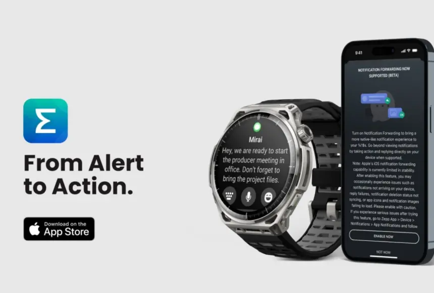 Amazfit, iPhone bildirimlerini akıllı saatlere daha gelişmiş şekilde taşıyor
