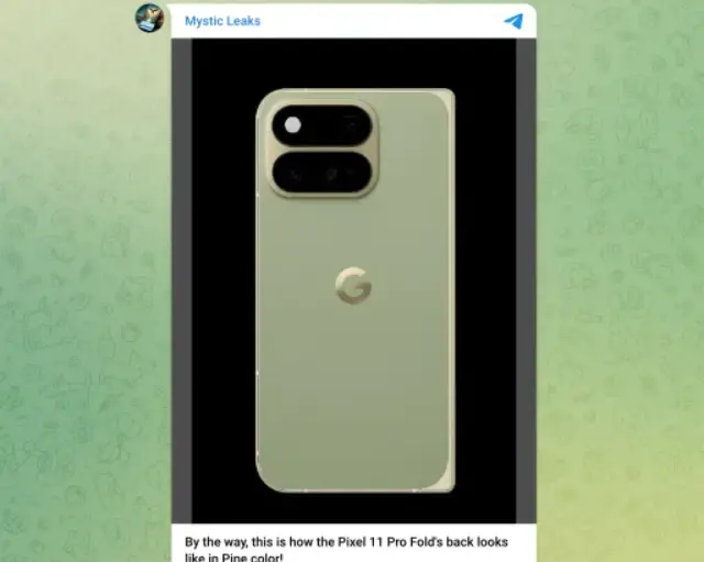 Google Pixel 11 Pro Fold sızdırıldı: Yeni çam yeşili rengi ve yenilenen kamera tasarımı ortaya çıktı