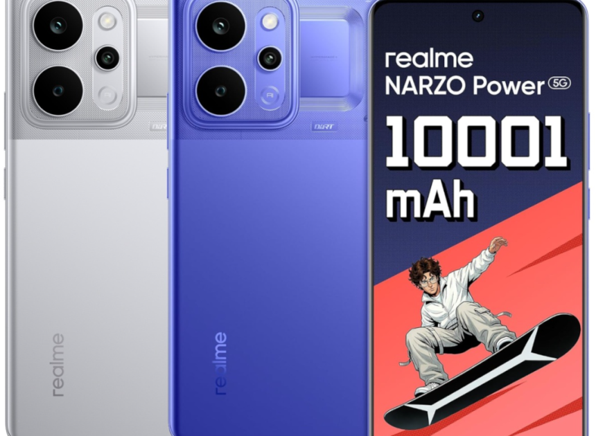 Realme Narzo Power 5G tanıtıldı: 10.001 mAh batarya ve Dimensity 7400 Ultra işlemci