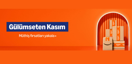 Amazon Gülümseten Kasım kampanyasında moda giyim ürünlerde indirim var