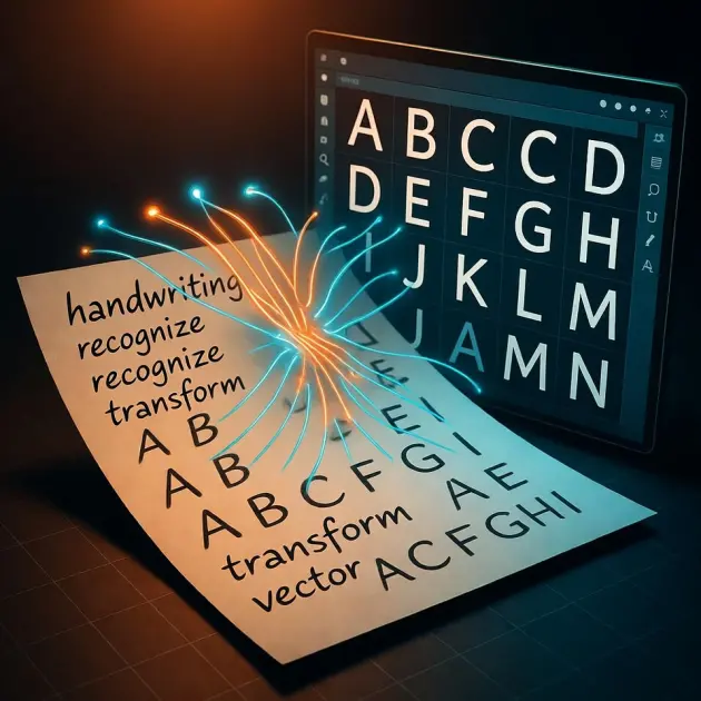 Claude el yazısını kişisel yazı tipine dönüştürebiliyor