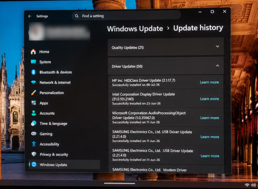Windows güncellemeleri sonrası Wi-Fi yavaşlıyorsa çözüm sürücü güncellemelerinde olabilir