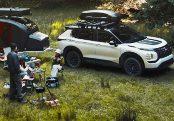 Mitsubishi Outlander Trail Edition siyah detaylarıyla öne çıkıyor