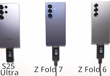 Galaxy S25 Ultra, Z Fold7 ve Z Fold6 Şarj Hızı Karşılaştırması (2025)