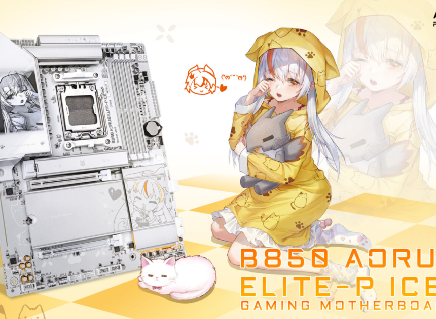 GIGABYTE, anime temalı B850 AORUS ELITE-P ICE anakartını resmen tanıttı
