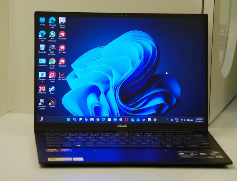 Asus Zenbook 14 OLED günlük kullanımda fazlasıyla yeterli