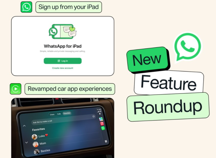 WhatsApp, iPad'de telefonsuz hesap kurulumunu sonunda mümkün hale getirdi