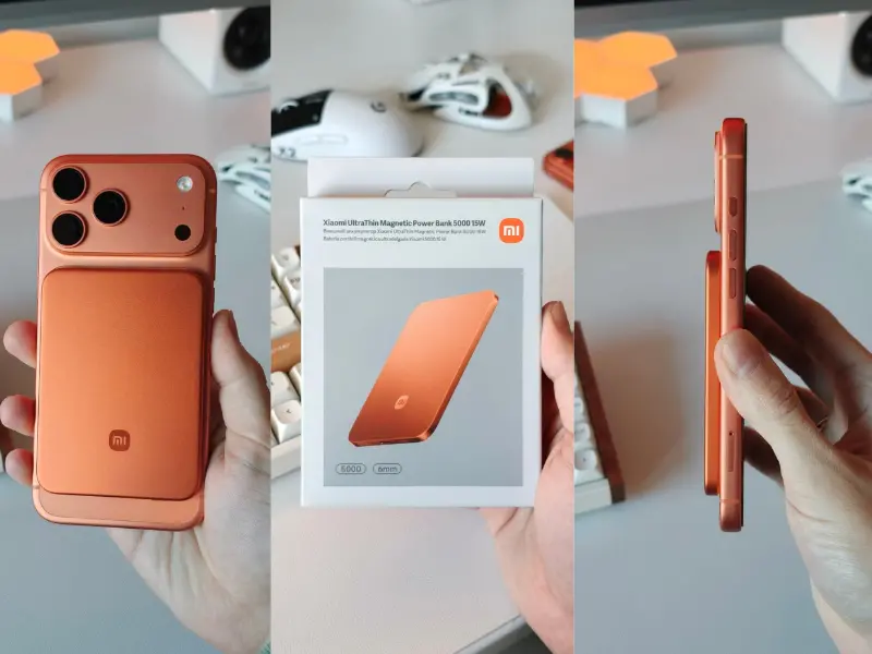 Xiaomi dünyanın en ince manyetik powerbank modelini tanıttı