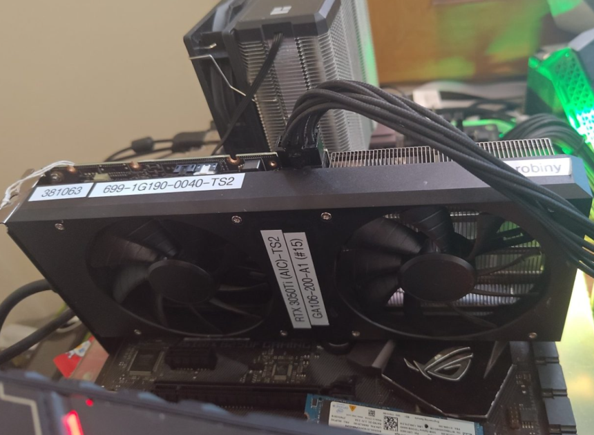 Piyasaya sürülmemiş GeForce RTX 3050 Ti masaüstü ekran kartı ortaya çıktı