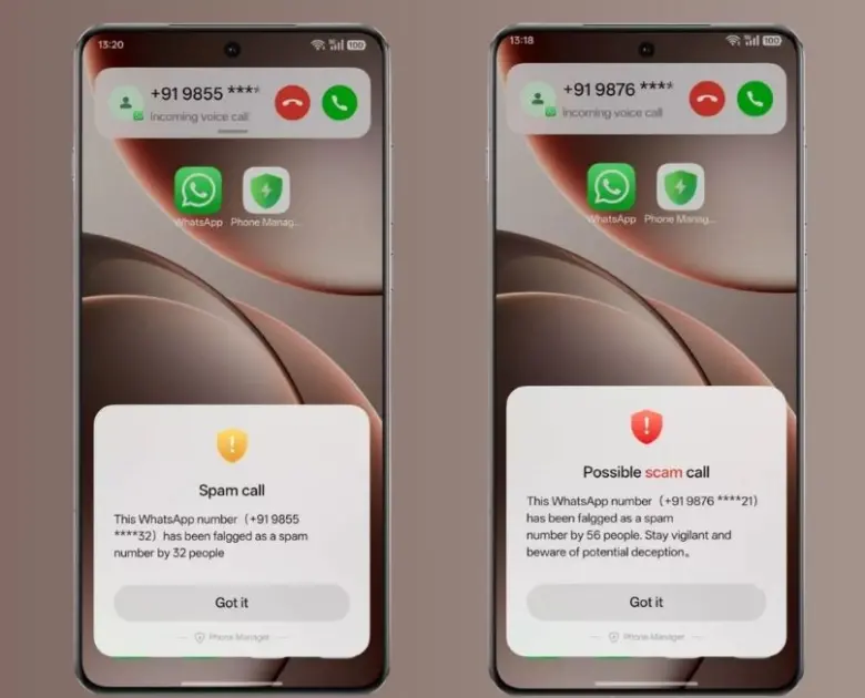 ColorOS Mayıs 2026 güncellemesi WhatsApp arama tanımlama ve spam engelleme özelliklerini getiriyor