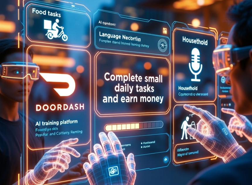 DoorDash yapay zeka eğitimi karşılığında kullanıcılara ödeme yapacak yeni Görevler uygulamasını duyurdu