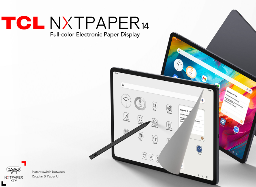 TCL NXTPAPER AMOLED göz yorgunluğunu azaltmayı hedefliyor