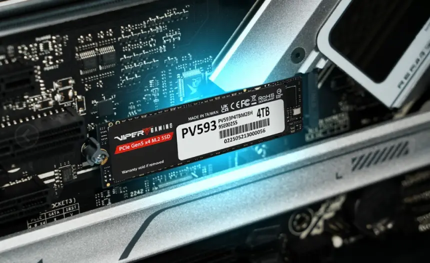 Patriot Memory, PV593 Gen5 SSD ile yeni nesil depolama performansı sunuyor