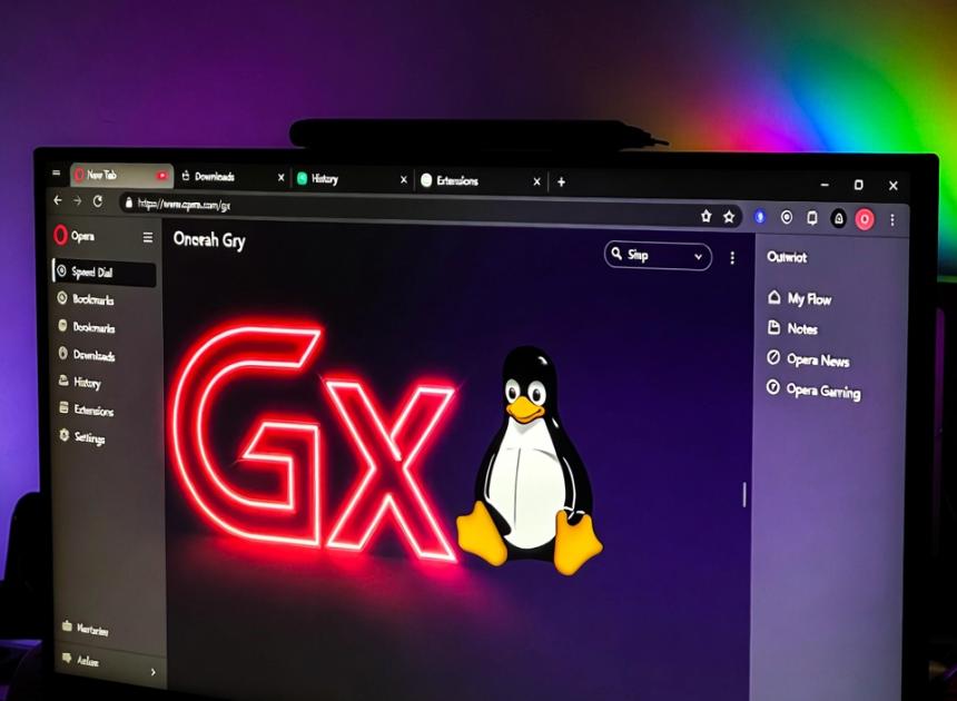 Opera GX Linux'a geldi