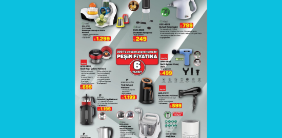 A101 marketlerde Kiwi buharlı temizleyici Aprilla masaj aleti ve hava temizleyici satışta