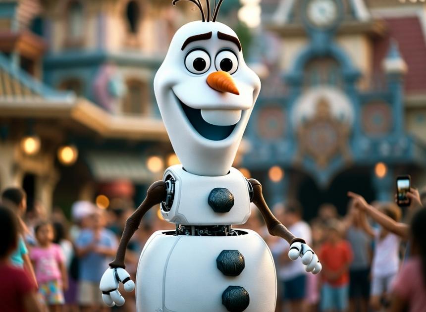 Disney Imagineering yürüyen Olaf robotunu 4 ayda tamamladı