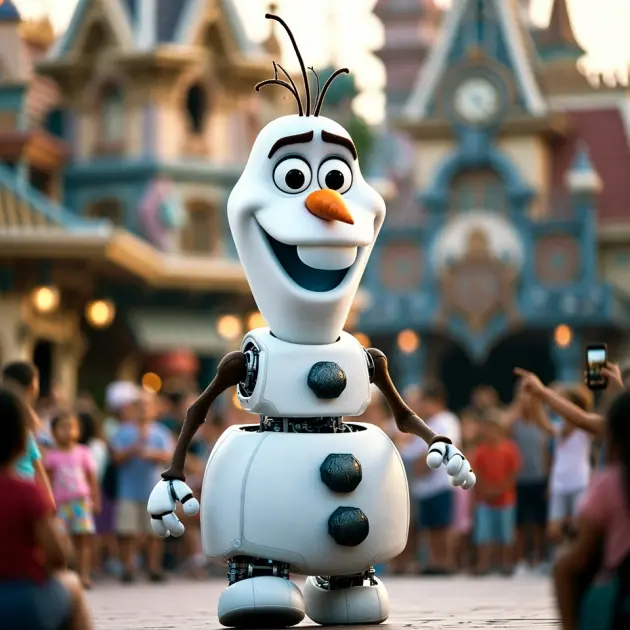 Disney Imagineering yürüyen Olaf robotunu 4 ayda tamamladı