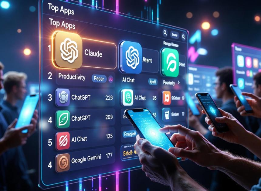 Claude App Store'da 1 numaraya yükseldi
