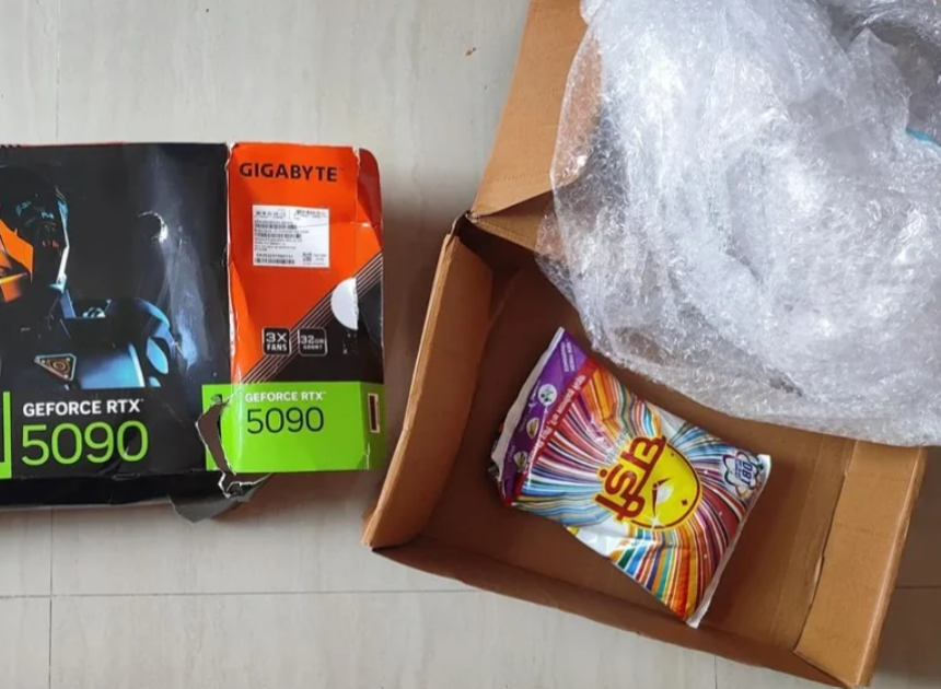 Amazon skandalı: RTX 5090 sipariş etti, kutudan deterjan çıktı