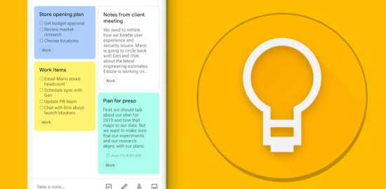 Google Keep için beklenen özellik sonunda ortaya çıktı
