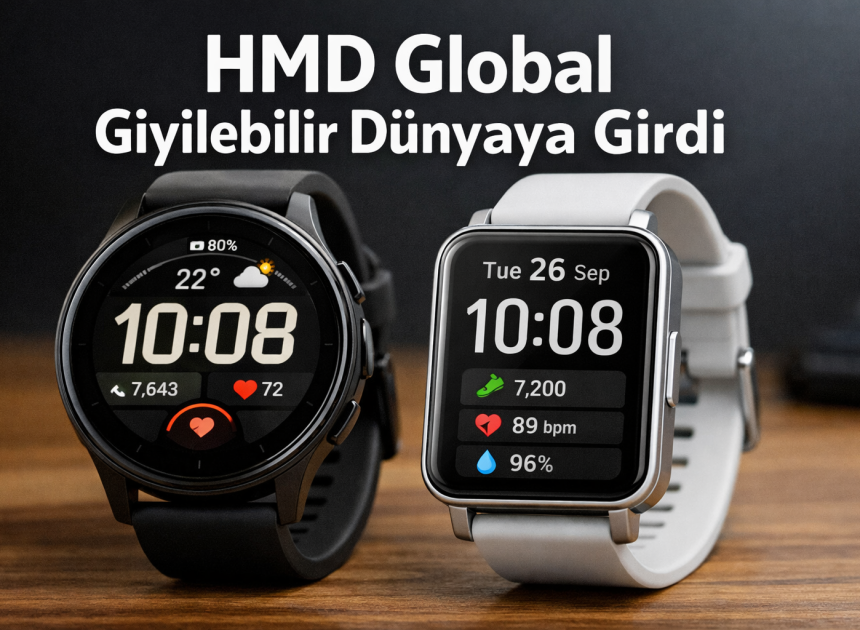 HMD Global Giyilebilir Pazara Girdi: Watch X1 ve Watch P1 Tanıtıldı