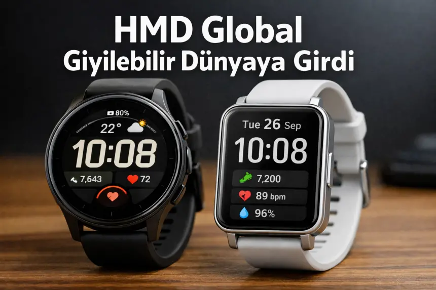 HMD Global Giyilebilir Pazara Girdi: Watch X1 ve Watch P1 Tanıtıldı
