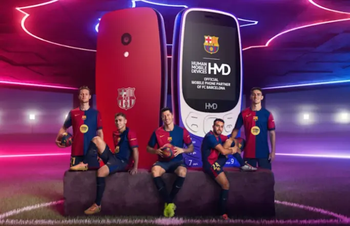 HMD, FC Barcelona için Nokia 3210'u yeniledi: Yapay zekayla nostaljik dönüş