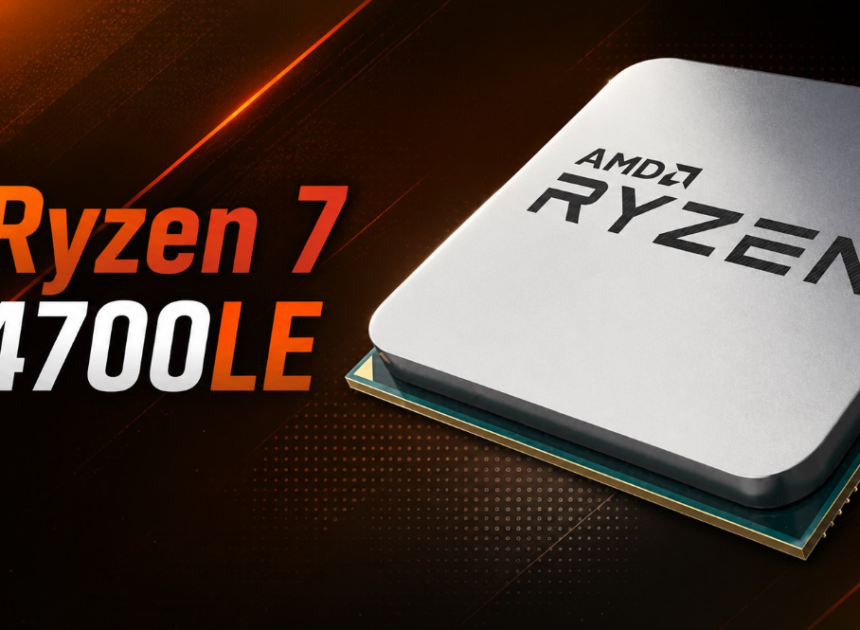 AMD, Ryzen 7 4700LE işlemciyi sessiz sedasız geri getirdi