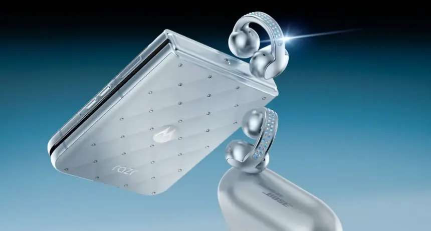 Motorola x Swarovski Razr 2025 ve Buds Loop: Parlak ve şık bir lansman